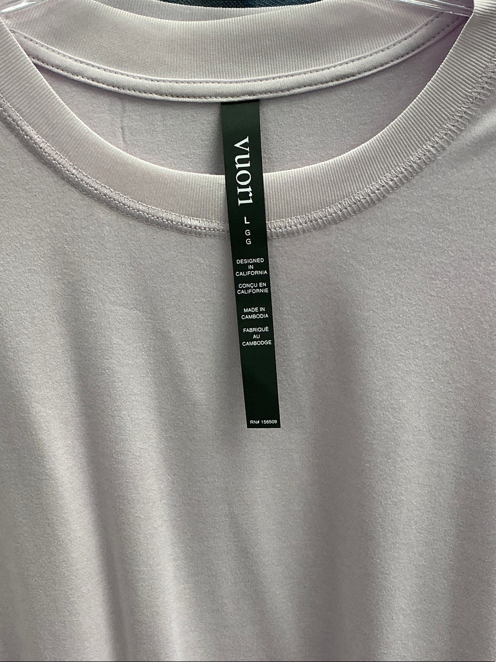 Vuori Energy Tee Long Lilac Breeze Heather - Picture 4 of 5
